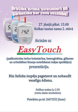 Easytouch prezentācija